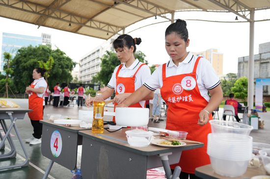 比赛现场。学校供图 比赛现场。学校供图