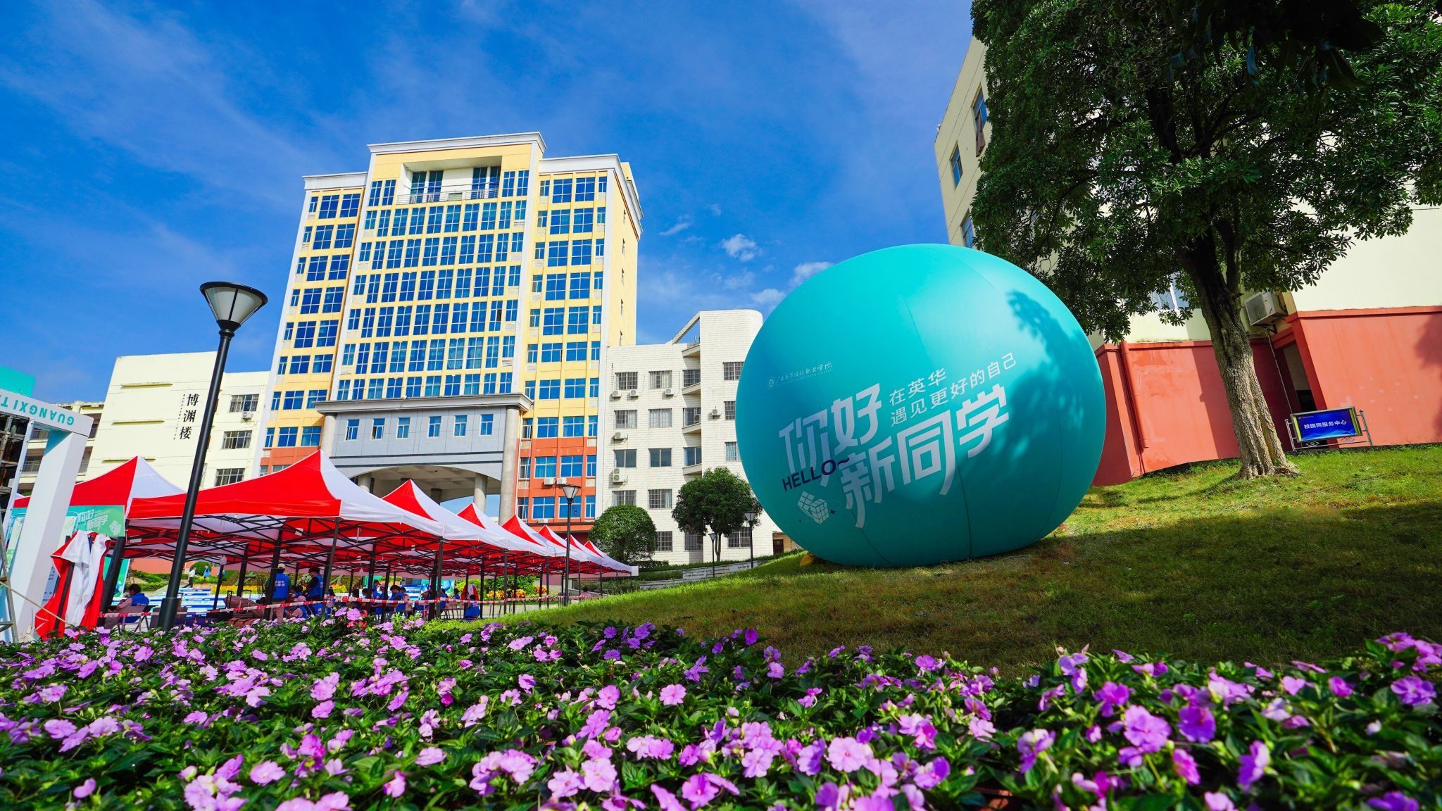 我校2023级迎新直播